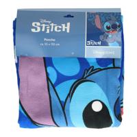 Puch Handdoek poncho stitch blauw 55x110cm - thumbnail