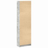 Kledingkast met plank Betongrijs 55 x 25 x 189 cm Bewerkt hout - thumbnail