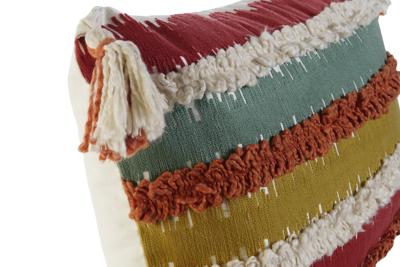 Kussenhoes DKD Home Decor 60 x 1 x 40 cm Strepen Multicolour Kussenhoes DKD Home Decor 60 x 1 x 40 cm Strepen Multicolour