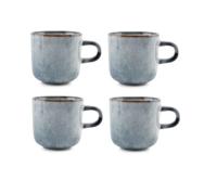 ONA Koffiekopjes Duna Blue 220 ml - 4 Stuks - thumbnail