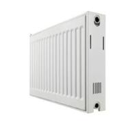 Paneelradiator Haceka Sanivesk Duo 100x90 cm Wit Zij-Aansluiting (2195 Watt) - thumbnail