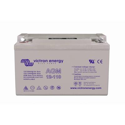 Victron Energy Loodaccu 12 V 110 Ah Loodgel (b x h x d) 330 x 220 x 171 mm M8-schroefaansluiting Onderhoudsvrij Victron Energy Loodaccu 12 V 110 Ah Loodgel (b x h x d) 330 x 220 x 171 mm M8-schroefaansluiting Onderhoudsvrij