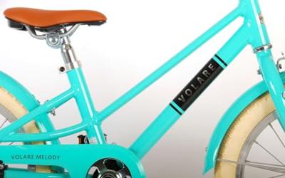 Volare melody kinderfiets - meisjes - 16 inch - turquoise - prime collection