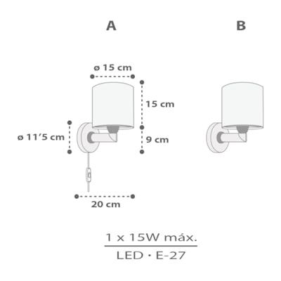 Dalber Wand nachtlampjeRhino & Croco - 60629