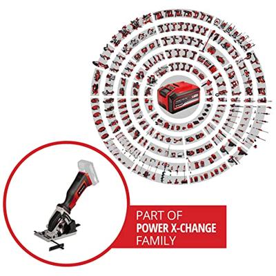 Einhell TE-CS 18/89 Li Solo - Accu Mini Handcirkelzaag | 18V | 89 mm | Zonder accu en lader - 4331100 - thumbnail