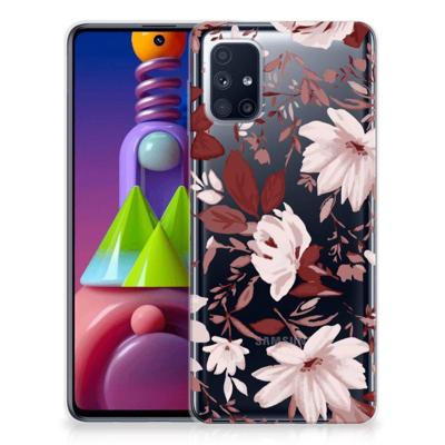 Smartphone hoesje Samsung Galaxy M51 Watercolor Flowers