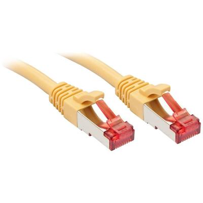 LINDY 47769 RJ45 Netwerkkabel, patchkabel CAT 6 S/FTP 15.00 m Geel Afscherming totaal 1 stuk(s)