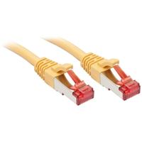 LINDY 47769 RJ45 Netwerkkabel, patchkabel CAT 6 S/FTP 15.00 m Geel Afscherming totaal 1 stuk(s) - thumbnail