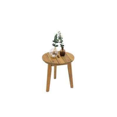 Nohr Ronde Outdoor Bijzettafel 'Chandni' Acaciahout, 40cm