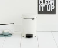 Brabantia pedaalemmer newicon 3 l wit - thumbnail