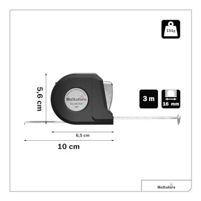 Hultafors talmeter markeermeter 3m - hu359203 - hu359203