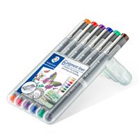 Fineliner staedtler pigment 308 0.5mm 6 st ass - thumbnail
