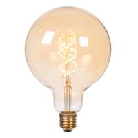 Lucide G125 - Filament lamp - Ø 12,5 cm - LED 3 StepDim (Memory) - E27 - 1x4,9W 2200K - Amber - thumbnail
