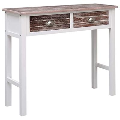 VidaXL Wandtafel 90x30x77 cm hout bruin VidaXL Wandtafel 90x30x77 cm hout bruin