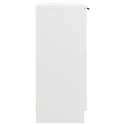 Dressoir 90,5x30x70 cm bewerkt hout wit