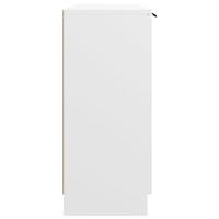 Dressoir 90,5x30x70 cm bewerkt hout wit - thumbnail