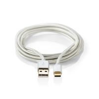 Nedis CCTB60600AL20 Kabel Usb 2.0 Type-c Male - A Male 2,0 M Aluminium - thumbnail