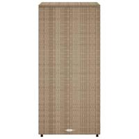 Tuinkast 50x55x115 cm poly rattan beige - thumbnail