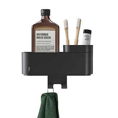 Tiger Opbergbakje 2-Store met Handdoekhaak en Tandenborstelhouder 25 cm Zwart Tiger Opbergbakje 2-Store met Handdoekhaak en Tandenborstelhouder 25 cm Zwart