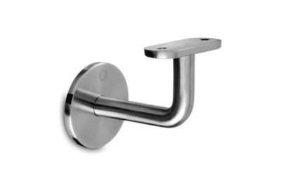 Leuninghouder vlak RVS - beton/steen