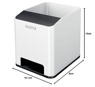 Leitz Desk Top Storage pen- & potloodhouder Polystyreen Zwart, Wit Leitz Desk Top Storage pen- & potloodhouder Polystyreen Zwart, Wit