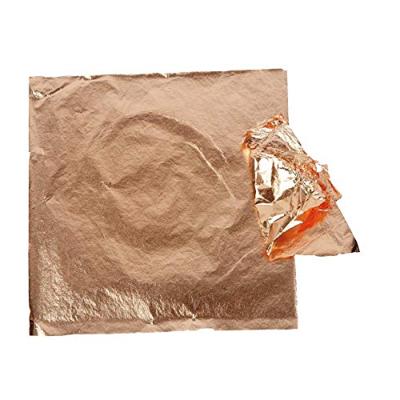 Creativ Company Imitatie bladmetaal, vel 16x16 cm, koper, 0,625 m2, 25 vel/ 1 doos