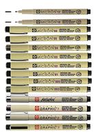 Fineliner sakura pigma micron 05 basic 6 kleuren | 6 stuks - thumbnail