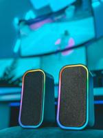 SpeedLink TOKEN PC-luidsprekers Bluetooth, Kabelgebonden 6 W Zwart, RGB - thumbnail