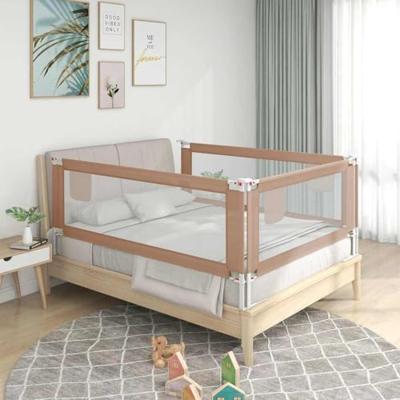 VidaXL Bedhekje peuter 90x25 cm stof taupe