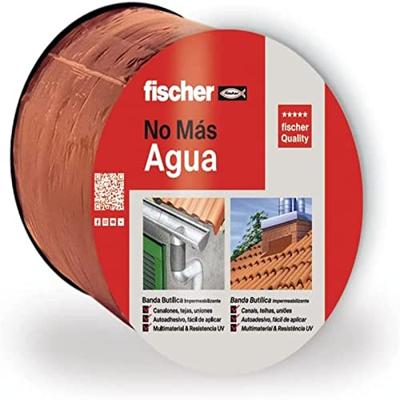 Plakband Fischer Bruin Tegel 10 m x 10 cm