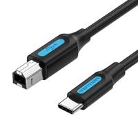 USB 2.0-printerkabel, type C mannelijk naar B mannelijk, 2 m - thumbnail