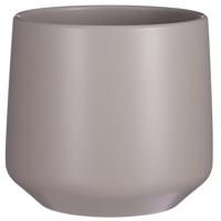 Pot amber d23.5h21cm taupe mat - thumbnail