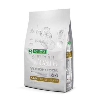 NATURE'S PROTECTION Superior Care White Dogs Grain Free Adult Klein Lam - droog hondenvoer - 4 kg