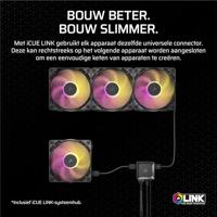 Corsair iCUE Link RX14 PC-ventilator Zwart (b x h x d) 140 x 140 x 30 mm - thumbnail