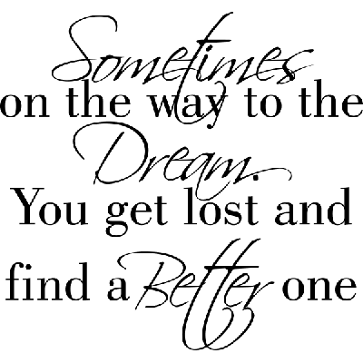 Sometimes on the way - Muursticker Sometimes on the way - Muursticker