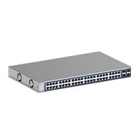 NETGEAR 48-poorts Gigabit Ethernet Smart Switch (GS748T): Managed, optioneel met 1 jaar Insight Cloud Management, met 2 1G SFP en 2 1G combo, desktop- of rekmontage - thumbnail