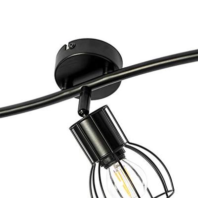 QAZQA Moderne plafondspot zwart 63 cm 3-lichts verstelbaar - Botu