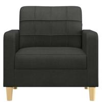Fauteuil 60 cm stof zwart - thumbnail