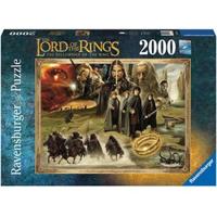 Ravensburger legpuzzel lord of the rings fellowship of the ring, 2000st. - thumbnail