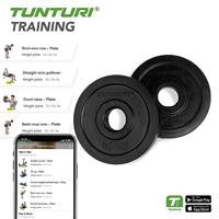Tunturi Rubberen halterschijf l 2 x 0,5 kg - thumbnail