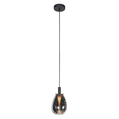 Steinhauer HanglampGlimsy 1-lichts zwart Ø 14,5cm - 4200ZW