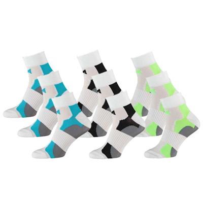 Xtreme Fietssokken Quarter 9-pack Multi White-42/45 Xtreme Fietssokken Quarter 9-pack Multi White-42/45