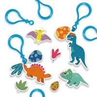 Ses krimpfolie - dino sleutelhangers - thumbnail