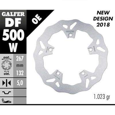 GALFER golf remschijf "df500 rotor brake rotors starr