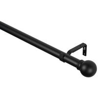 Gordijnroedeset 170-300cm Madrid - zwart metaal - Ø28mm (1208988) - thumbnail