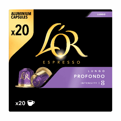 Koffiecups L'Or espresso Lungo Profondo 20 stuks