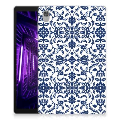 Lenovo Tab M10 HD (2de generatie) | Siliconen hoesje | Flower Blue