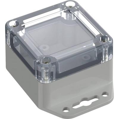 TRU COMPONENTS TC-10860408 Flensbehuizing 60 x 60 x 40.10 ABS-PC Lichtgrijs 1 stuk(s)