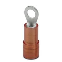 Phoenix Contact 3241201 Ringkabelschoen Dwarsdoorsnede (max.): 1.5 mm² Schachtdiameter: 3.2 mm Deels geïsoleerd Rood 100 stuk(s) - thumbnail