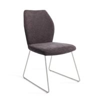 Jesper Home Eetkamerstoel 'Ikata' Slide Steel, kleur Almost Black - thumbnail